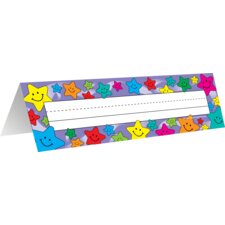 Happy Stars Tented Name Plates Happy Stars Tented Name Plates