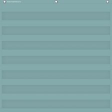 Calming Blue 7 Pocket Chart