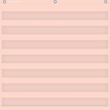 Blush 7 Pocket Chart Blush 7 Pocket Chart