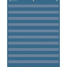 Slate Blue 10 Pocket Chart