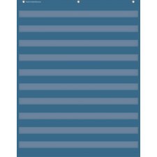Slate Blue 10 Pocket Chart Slate Blue 10 Pocket Chart