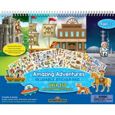 Amazing Adventures Reusable Sticker Pad Amazing Adventures Reusable Sticker Pad
