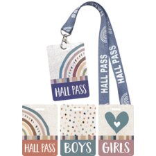 Everyone is Welcome Hall Pass Lanyards