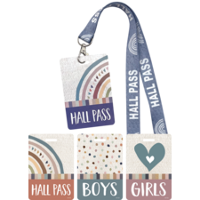 Everyone is Welcome Hall Pass Lanyards