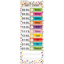 Confetti 14 Pocket Daily Schedule Pocket Chart