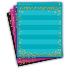 Confetti Colorful Magnetic Mini Pocket Charts Confetti Colorful Magnetic Mini Pocket Charts