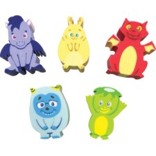 Whatsits Collectable Eraser Mystery Packs: Fantasy Friends - 5 Character Assortment