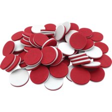Foam Counters: Red/White Foam Counters: Red/White