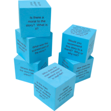 Foam Reading Comprehension Cubes