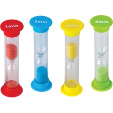 Small Sand Timers Combo 4-Pack Small Sand Timers Combo 4-Pack