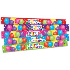 Happy Birthday Balloons Slap Bracelets Happy Birthday Balloons Slap Bracelets