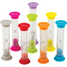 Small Sand Timers Combo 8-Pack Small Sand Timers Combo 8-Pack