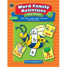 Word Family Activities: Long Vowels Grade K-1