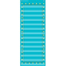 Light Blue Marquee 14 Pocket Chart Light Blue Marquee 14 Pocket Chart