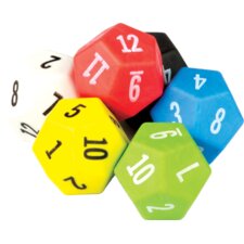 12 Sided Dice 6-Pack 12 Sided Dice 6-Pack