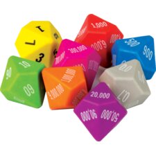 Place Value Dice 8-Pack Place Value Dice 8-Pack