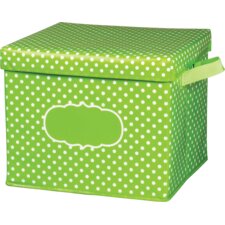 Lime Polka Dots Storage Box Lime Polka Dots Storage Box