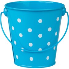 Aqua Polka Dots Bucket Aqua Polka Dots Bucket