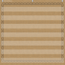 Burlap 7 Pocket Chart