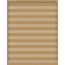 Burlap 10 Pocket Chart