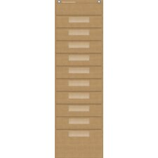 Burlap 10 Pocket File Storage Pocket Chart Burlap 10 Pocket File Storage Pocket Chart