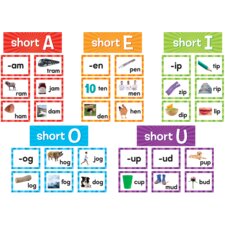 Short Vowels Pocket Chart Cards Short Vowels Pocket Chart Cards