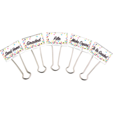 Confetti Classroom Management Large Binder Clips