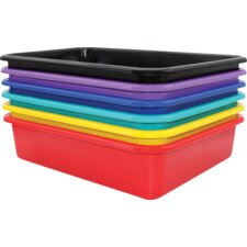 Bold Colors Plastic Letter Trays Set of 6