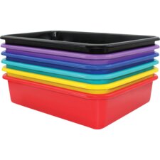 Bold Colors Plastic Letter Trays Set of 6 Bold Colors Plastic Letter Trays Set of 6