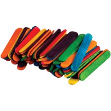 Multicolor Mini Craft Sticks - 100 Count Multicolor Mini Craft Sticks - 100 Count