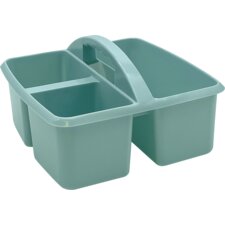 Calming Blue Plastic Storage Caddy