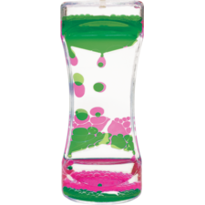 Pink & Green Liquid Motion Bubbler