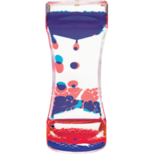 Red & Blue Liquid Motion Bubbler