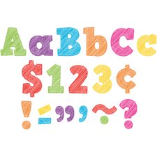 Scribble Bold Block 4" Letters Combo Pack Scribble Bold Block 4" Letters Combo Pack