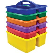 Primary Colors Storage Caddies Set 6-Pack Primary Colors Storage Caddies Set 6-Pack