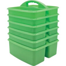 Mint Plastic Storage Caddies 6-Pack