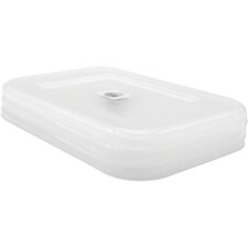 Small Clear Plastic Storage Bin Lids 6-Pack