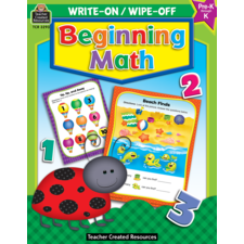 Write-On/Wipe-Off Book: Beginning Math