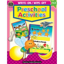 Write-On/Wipe-Off Book: Preschool Activities