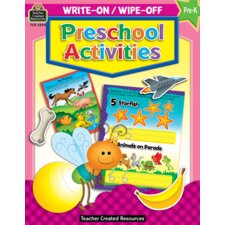 Write-On/Wipe-Off Book: Preschool Activities Write-On/Wipe-Off Book: Preschool Activities
