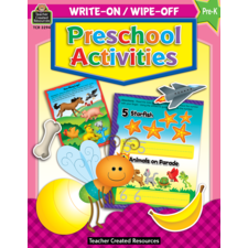 Write-On/Wipe-Off Book: Preschool Activities