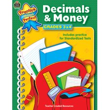 Practice Makes Perfect: Decimals & Money Grades 3-4