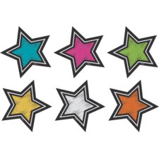 Chalkboard Brights Stars Mini Accents