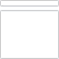 White Straight Border Trim White Straight Border Trim
