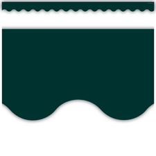 Hunter Green Scalloped Border Trim