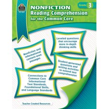 Nonfiction Reading Comprehension for the Common Core Grade 3 Nonfiction Reading Comprehension for the Common Core Grade 3