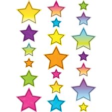Brights 4Ever Stars Accents - Assorted Sizes Brights 4Ever Stars Accents - Assorted Sizes