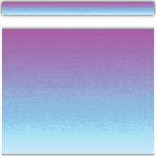 Purple and Blue Color Wash Straight Border Trim