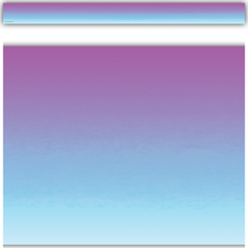 Purple and Blue Color Wash Straight Border Trim