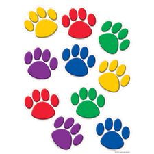 Colorful Paw Prints Accents